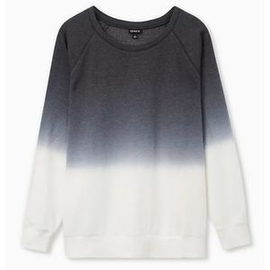 Torrid - DIP-DYE FLEECE RAGLAN SWEATSHIRT